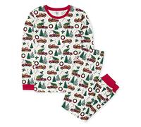 The Children's Place Family Matching, Christmas And Holiday Pajama Sets, Cotton Set di Pigiama, Camion di Natale Allover, L Unisex-Bimbi