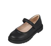 The Children's Place,Girls, Comfort Flex Shoes,Uniform Comfort Flex Shoes,Black,12 Little Kid