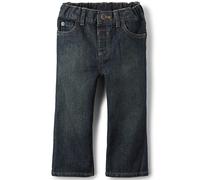 The Children's Place Jeans Bootcut Basic per neonati e bambini piccoli Dry Indigo 6-9 MESI