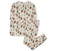The Children's Place Unisex-Child Family Matching Christmas Holiday Pajamas Sets, Snug Fit 100% Cotton, Big Kid, Toddler, Baby Woodland Adult X-Large