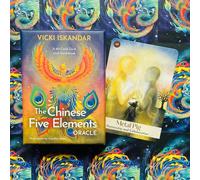 The CHINESE Cinque Elementi Oracle Cards Deck Hay House Di Vicki Iskandar Nuovo