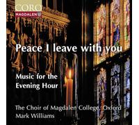 Mark Williams Peace I Leave With You: Music for the Evening Hour (CD) Album