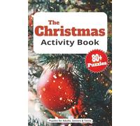 The Christmas Activity Book: Crossword Puzzles with Easy to Read Print about Christmas, Winter, Jesus and More | 6x9 inches, 104 pages | 80+ Activities ... Gift for Vacations, Holidays, and Relaxation