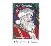 the Christmas coloring book: Hand Drawn by Artist