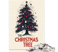 The Christmas Tree Puzzle Impossible 1000 Pezzi Decorazione Per La Casa. Rilassamento E Intelligence Per Adulti E Bambini Da 12 Anni 1000pcs (75x50cm)