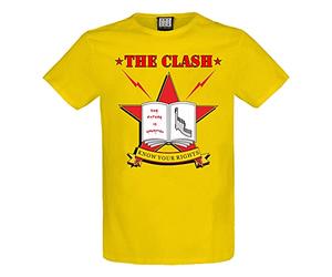 The Clash Amplified Collection - Know Your Rights Uomo T-Shirt Giallo Regular