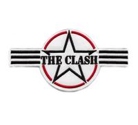 The Clash Army Stripes Toppe da Stirare (Taglia Unica) (Nero, Bianco, Rosso)