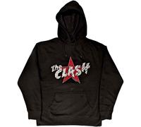 The Clash Star Logo autorizzato Felpa con Cappuccio