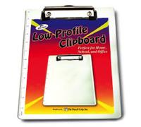 The Classics Clipboard with Low Profile Clip and Ruler Edges 9 x 12 Inches Clear (TPG-249)