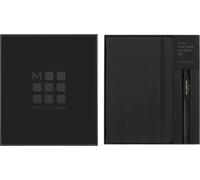 MOLESKINE Classic Set, Penna a Sfera in Plastica ABS x Kaweco e Taccuino a Righe Formato Large 13 x 21 cm, Ricarica Inchiostro Nero da 0.7 mm Inclusa, Colore Nero