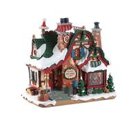 Lemax 75292 - The Claus Cottage - New 2018 - Santas Wonderland - Casa di Natale illuminato a LED - Decorazione/Natale - Mondo di Natale/Villaggio di Natale