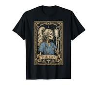 The CNA Funny Nurse Halloween Camicie Scheletro Tarocchi Carta Maglietta