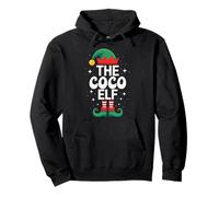 The Coco Elf Funny Christmas Matching Group Felpa con Cappuccio