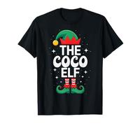 The Coco Elf Funny Christmas Matching Group Maglietta