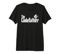 The Codefather Coding Gift for Computer Programmer Geek Nerd Maglietta Premium