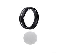 The Coffee Affidabile Imbuto Dosatore Espresso Con Schermo In Acciaio Inox Puck (Nero)