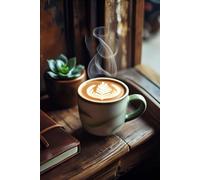 The Coffee Ritual: A 6x9 Dot Grid Journal for Moments of Calm, Creativity, and Reflection | 160 Pages