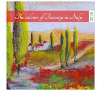 The COLours of Tuscany in Italy (Wall Calendar 2026 12" x 24" / 30 x 60 cm (aperto) CALVENDO 12 Month Wall Calendar