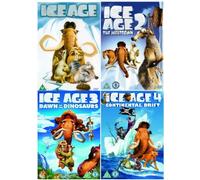 The Complete Ice Age 1 - 4 DVD Collection: Ice Age 1 / Ice Age 2: The Meltdown / Ice Age 3: Dawn of the Dinosaurs / Ice Age 4: Continental Drift (4 Discs)