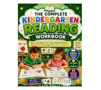The Complete Kindergarten Reading Workbook: Phonics, Sight Words, Letter Sounds & Beginning Reading - 180+ No-Prep Practice Pages with Answer Key, Ages 4-6
