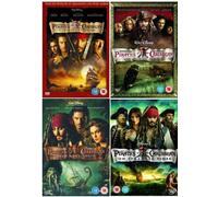 The Complete Pirates of the Caribbean 1 - 4 Blu Ray Collection: 1: Curse of the Black Pearl, 2: Dead Man's Chest, 3: At the World's End, 4: On Stranger Tides