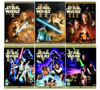 The Complete Star Wars 1 - 6 DVD Movie Collection: Episode 1 - Phantom Menace / Episode 2 - Attack Of the Clones / Episode 3 - Revenge of the Sith / Episode 4 - The New Hope / Episode 5 - The Empire Strikes Back / Episode 6 - Return of the Jedi by Ewan McGregor