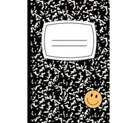 The Composition Notebook - Old-school style, New-school ideas: Wide Ruled Paper | 6 x 9 in | 100 Sheets Notebook | Black Marble | university ... | small and handy for notes and scheduling