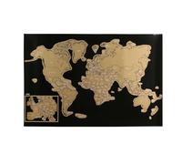 THE CONCEPT FACTORY Mappa Del Mondo da Graffiare, 40 cm x 60 cm