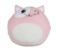 THE CONCEPT FACTORY, PE0041, Peluche Kawaii H42 cm, Morbido e ipoallergenico, Ideale per Giocare o Decorare, Perfetto Come Regalo, Facile da Pulire, Colore, Gatto Rosa