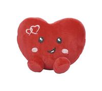 THE CONCEPT FACTORY, PE0057, Peluche Kawaii 14 cm, Morbido e Ipoallergenico, Ideale per Giocare o Decorare, Perfetto Come Regalo per Tutte Le età, Rosa e Rosso, Colori Assortiti, Cuore PM