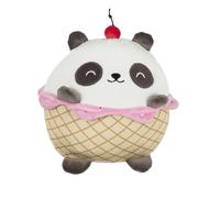 THE CONCEPT FACTORY, PE0062, Peluche Kawaii 20 cm, Morbido e Ipoallergenico, Ideale per Coccolare e Decorare, Lavabile in Lavatrice, Regalo Perfetto per Tutti, Panda Bianco