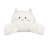 THE CONCEPT FACTORY, TX0331, Cuscino ergonomico da lettura Kawaii Cream, Design adorabile, Ideale per soggiorno o camera da letto, Dimensioni 60x35 cm, Colore crema