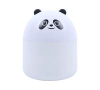 THE CONCEPT FACTORY - VE6099 - Diffusore Kawaii Panda 10 cm in ABS - Cambia Colore - Ideale per Creare un'atmosfera Rilassante - Perfetto per casa o Ufficio - Nero e Bianco