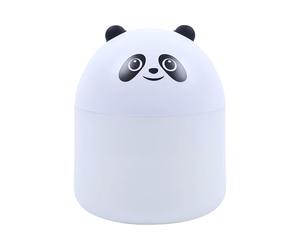 THE CONCEPT FACTORY - VE6099 - Diffusore Kawaii Panda 10 cm in ABS - Cambia Colore - Ideale per Creare un'atmosfera Rilassante - Perfetto per casa o Ufficio - Nero e Bianco