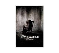 The Conjuring - Poster classico del film thriller vintage, 1 poster su tela, decorazione artistica da parete per soggiorno e camera da letto, 50 x 75 cm