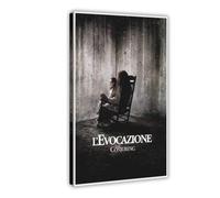 The Conjuring - Poster classico del film thriller vintage, 1 poster su tela, decorazione artistica da parete per soggiorno e camera da letto, 50 x 75 cm