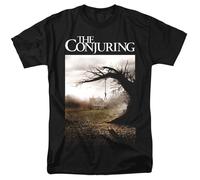 The Conjuring T-Shirt Uomo Bianco Maniche Corte Regular 100% Cotone Preshrunk