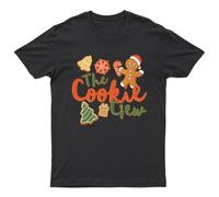 The Cookie Crew Maglietta Natalizia Unisex Regalo Retrò Divertente Donna...