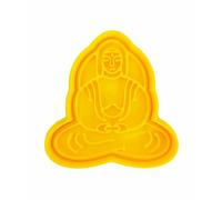 The Cookie Cutter Hub 9 cm statua di Buddha giapponese stampo per biscotti e decorazioni coordinate per biscotti e biscotti argilla decorazione da forno