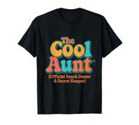 The Cool Aunt, rivenditore ufficiale di snack Secret Keeper Retro Maglietta