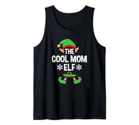 The Cool Mom Elf Partito Famiglia Gruppo Corrispondente Madre X-mas Canotta
