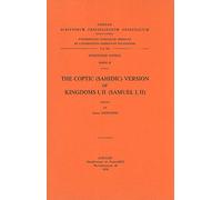 The Coptic Sahidic Version of Kingdoms I, II Samuel I, II. Copt. 35.
