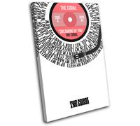 The Coral Dreaming of You Lyrics Vinyl SINGLE TELA parete arte foto stampa