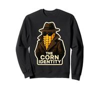 The Corn Identity Divertente Corncob Pun Corn COB Spy Joke Felpa