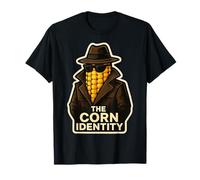The Corn Identity Divertente Corncob Pun Corn COB Spy Joke Maglietta
