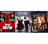 The Cornetto Trilogy Complete (3 Discs) DVD Collection: Part 1: Shaun of the Dead / Part 2: Hot Fuzz / Part 3: The World's End + Extras