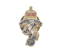 The Corps of Royal Electrical and Mechanical Engineers (REME) Spilla da bavero a forma di corona del reale/spilla a forma di cuore