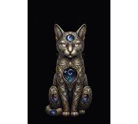 The Cosmic Cat: Journal: A Mystical Lined Notebook for Astrology and Meditation