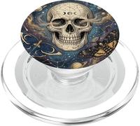The Cosmic Sigil Celestial Skull and Galaxy PopSockets PopGrip per MagSafe