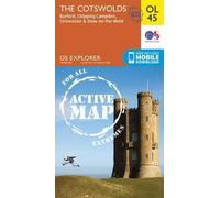 The Cotswolds, Burford, Chipping Campden, Cirencester & Stow-on-the Wold (Map)